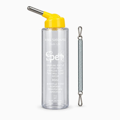 Abreuvoir pour lapin avec bille métallique, capacité 500 ml, fixation sur cage