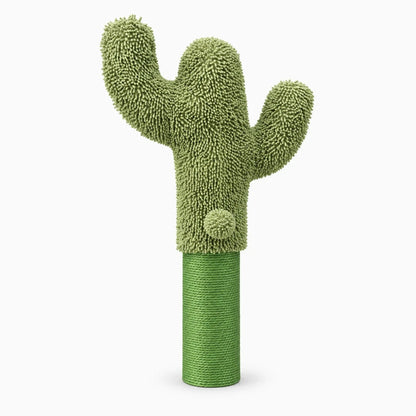 Arbre à chat design cactus intégrant une boule interactive pour l'amusement félin