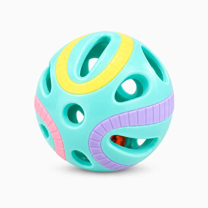Petite balle sonore pour chat, format compact adapté aux chatons et chats adultes