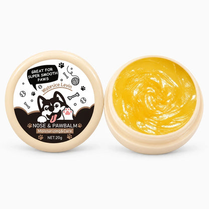 Baume coussinet chien en pot de 20g, soin hydratant pour les pattes et la truffe