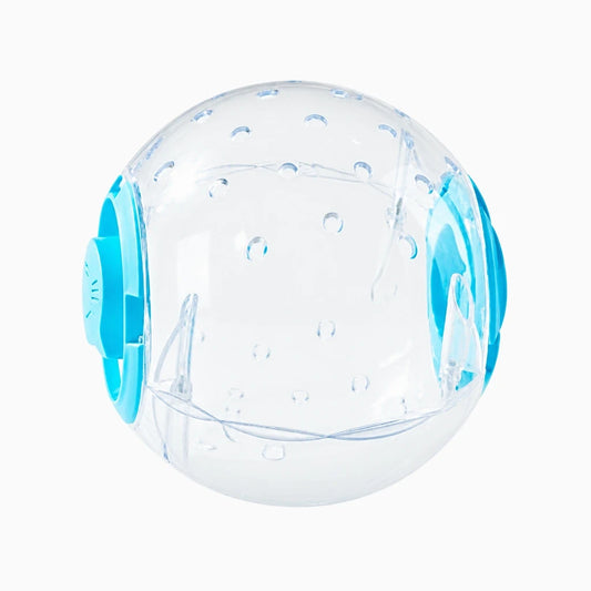 Boule hamster transparente en plastique avec corde de traction pour rongeur actif
