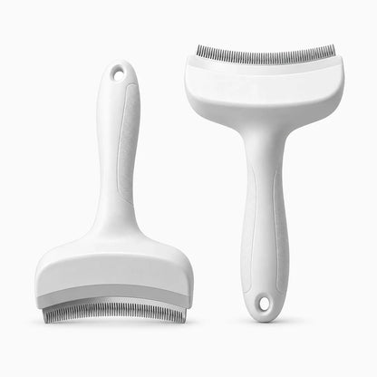 Brosse chat poil court avec peigne anti-poils flottants pour démêler et lisser la robe