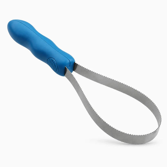 Brosse sous poil chien avec manche ergonomique pour démêler les nœuds du pelage