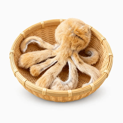 Canne à pêche pour chat avec tige souple et leurre en fourrure, disponible en jaune, blanc ou gris