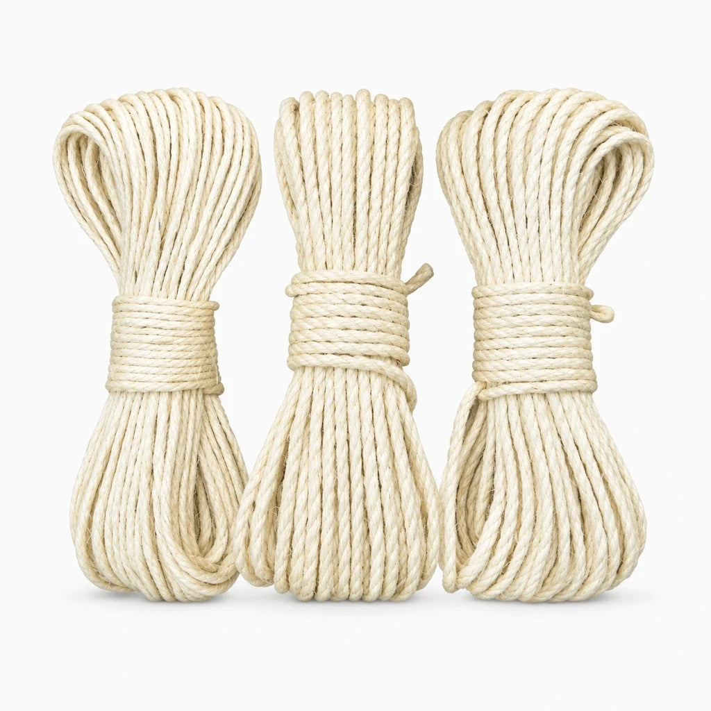 Texture résistante de corde arbre à chat en sisal, prête à être enroulée