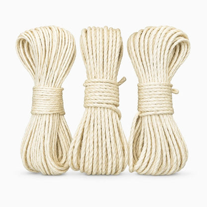 Texture résistante de corde arbre à chat en sisal, prête à être enroulée