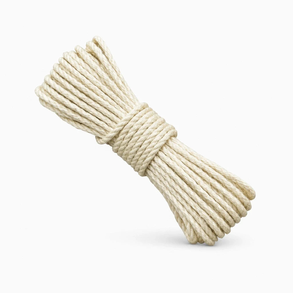 Corde de rechange pour griffoir, en sisal naturel, disponible en plusieurs longueurs