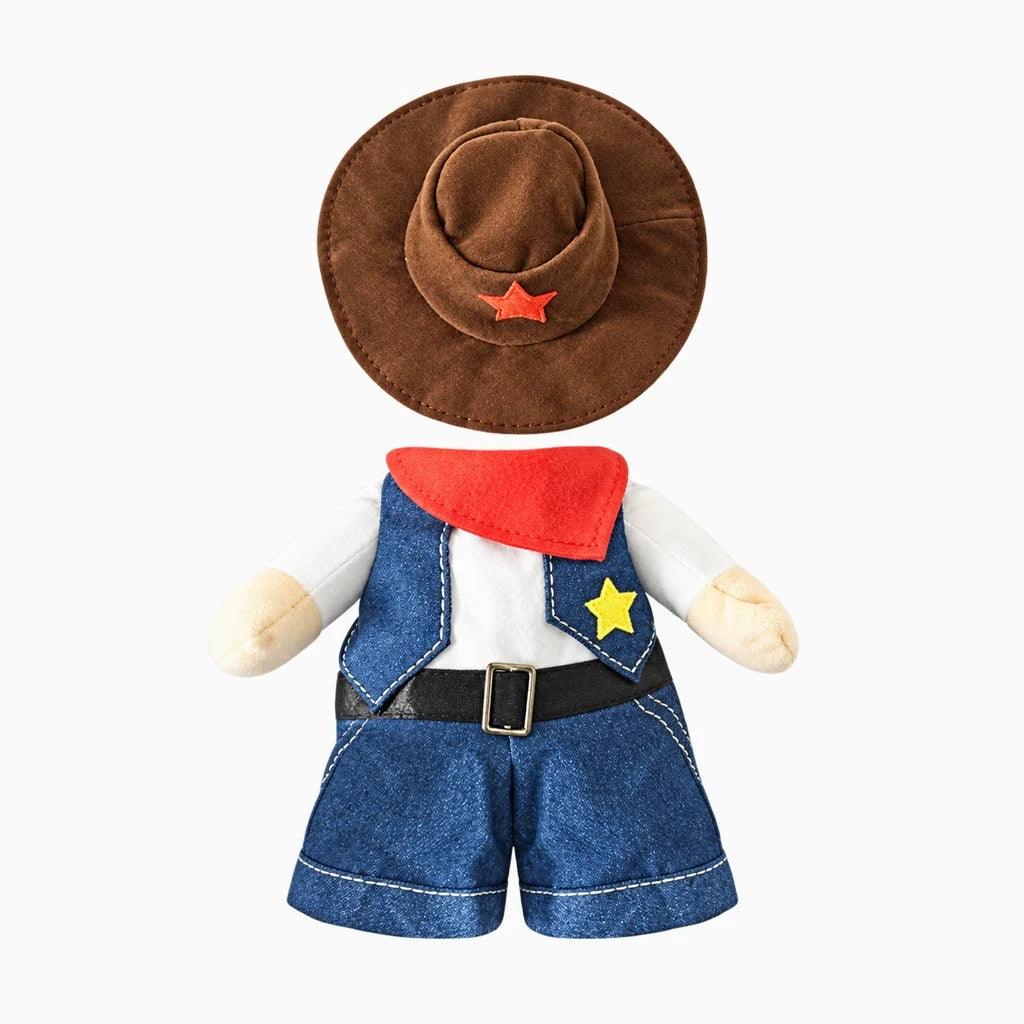 Costume cowboy festif pour chien et chat, tenue ludique pour occasions spéciales