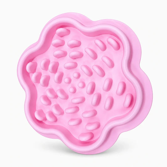 Gamelle pour chat anti glouton avec relief en silicone pour ralentir la prise de repas
