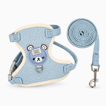 Harnais réglable pour lapin, hamster et cochon d'Inde avec design ergonomique sans frottement