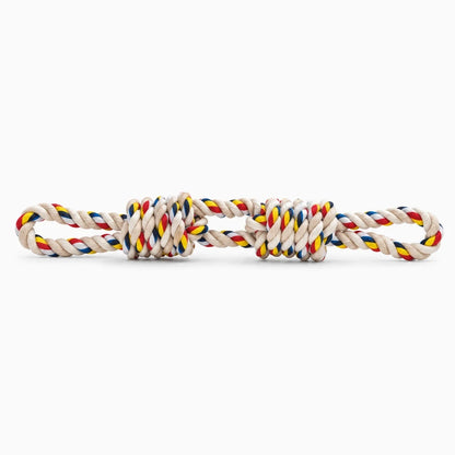 Corde de jeu robuste pour chien avec texture épaisse, parfaite pour les jeux de traction et l'exercice des gencives