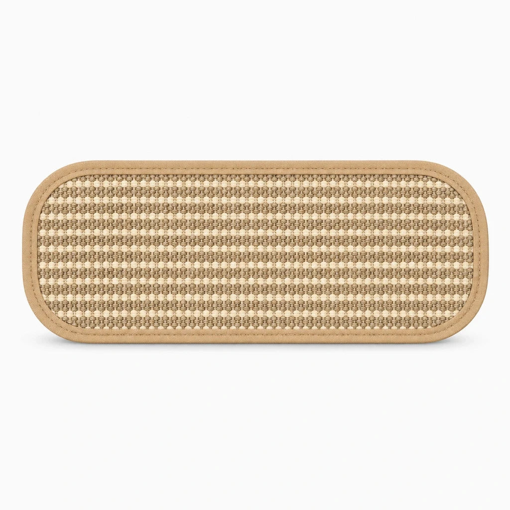 Jouet pour chat mâchouillable en tissu souple, disponible en deux coloris pour varier les jeux