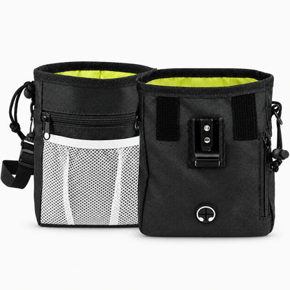 Kit complet d'entraînement canin avec clicker 2-en-1, sifflet silencieux et pochette noire