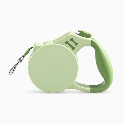 Laisse chien rétractable bicolore extensible de 3 à 5 mètres, idéale pour petits et moyens chiens
