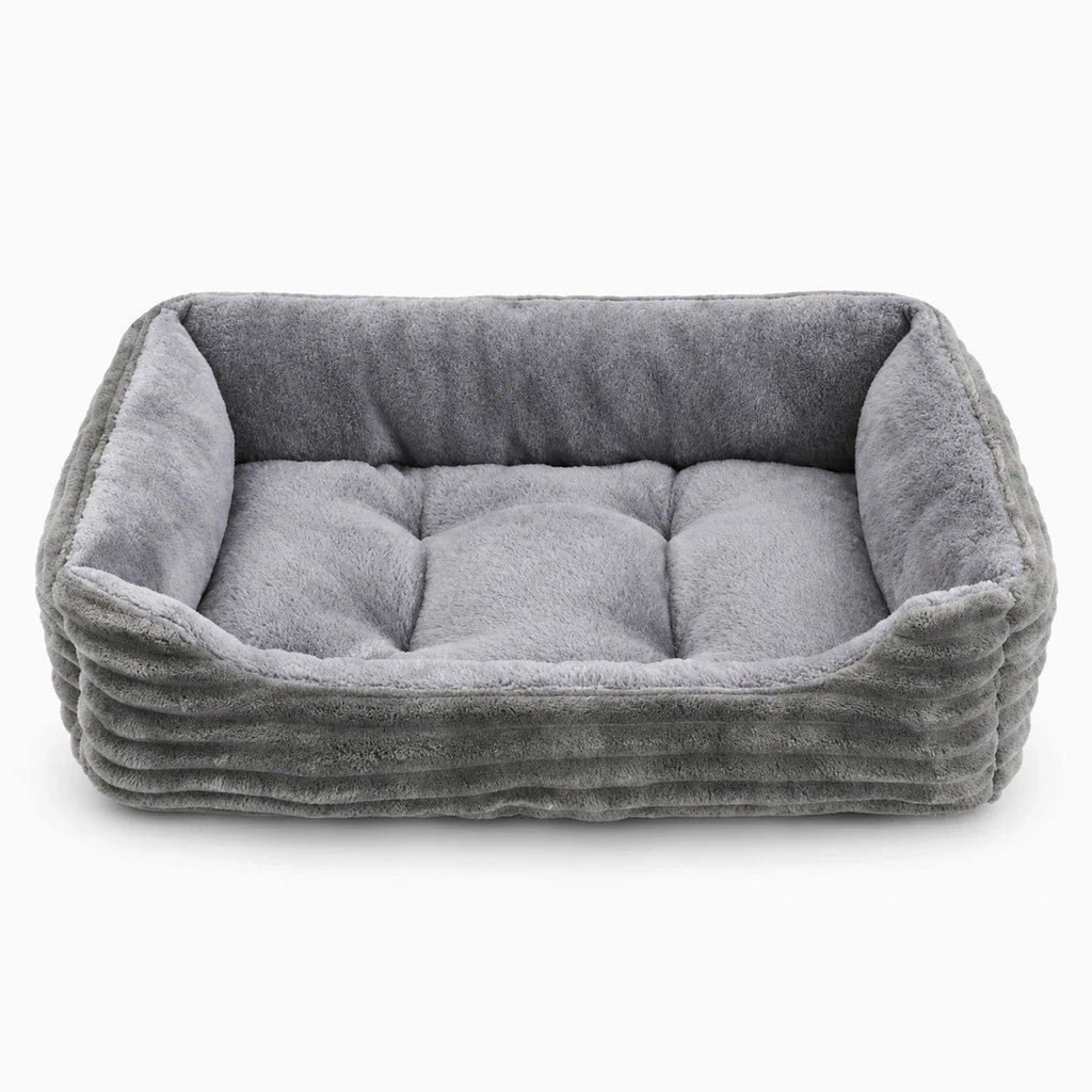 Coussin apaisant pour chien de petite taille, forme carrée rembourrée confortable