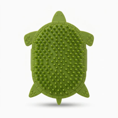 Brosse à gratter murale avec picots retenant les poils, solution antiéparpillement