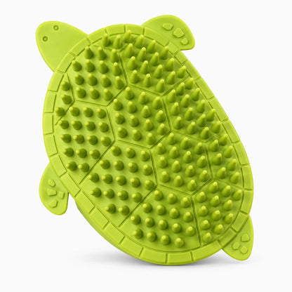 Peigne félin d'angle à picots doux, accessoire discret pour hygiène chat indépendante