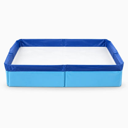 Piscine gonflable pour chat fond souple, prête à remplir d'eau ou de sable pour jeu extérieur